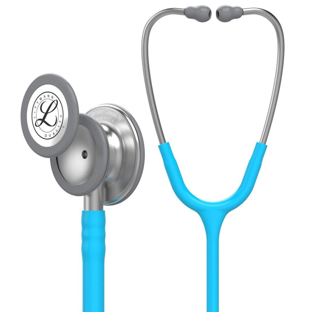 3M Littmann Classic III Stethoscope Turquoise Stainless Finish (6900)
