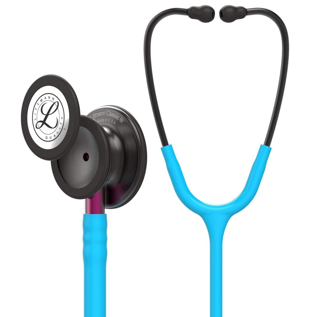 3M Littmann Classic III Stethoscope Turquoise Smoke (7200)