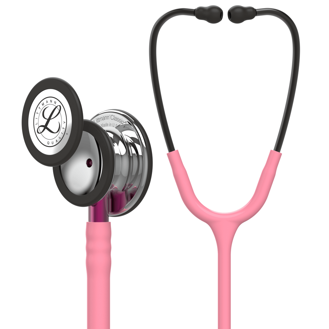 3M Littmann Classic III Stethoscope Pearl Pink Mirror