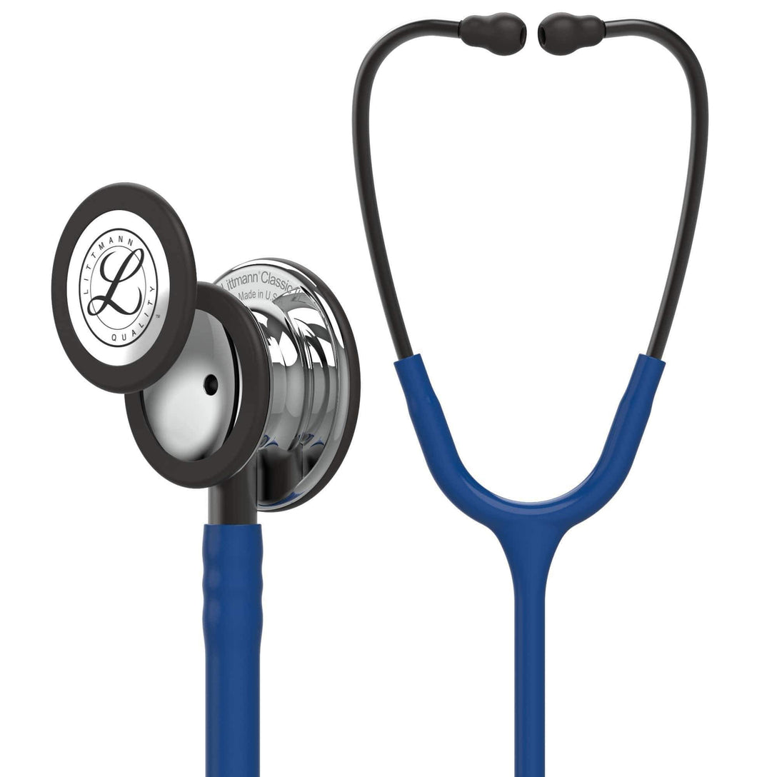 3M Littmann Classic III Stethoscope Navy Blue Mirror