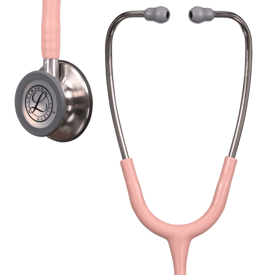 3M Littmann Classic III Stethoscope Champagne Rose Satin Tube