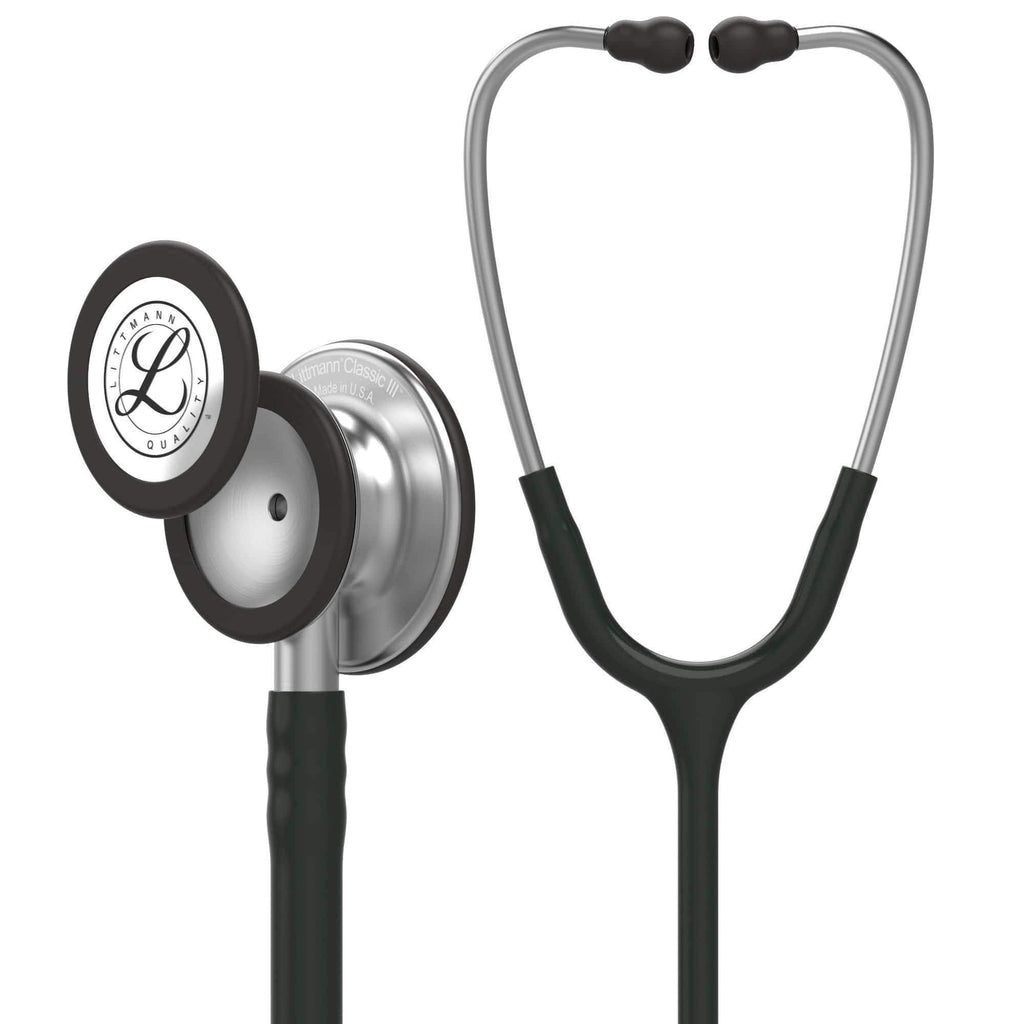 3M Littmann Classic III Stethoscope Black Stainless Finish