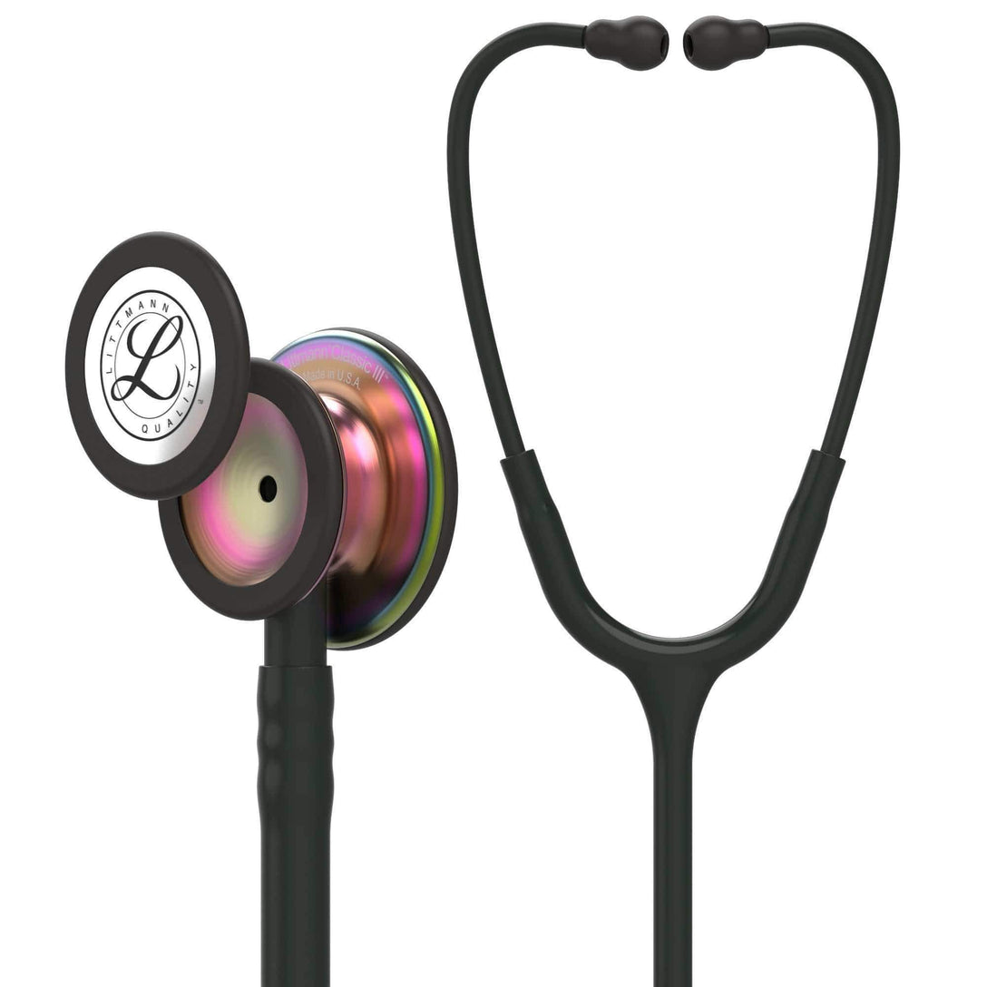 3M Littmann Classic III Stethoscope Black Rainbow