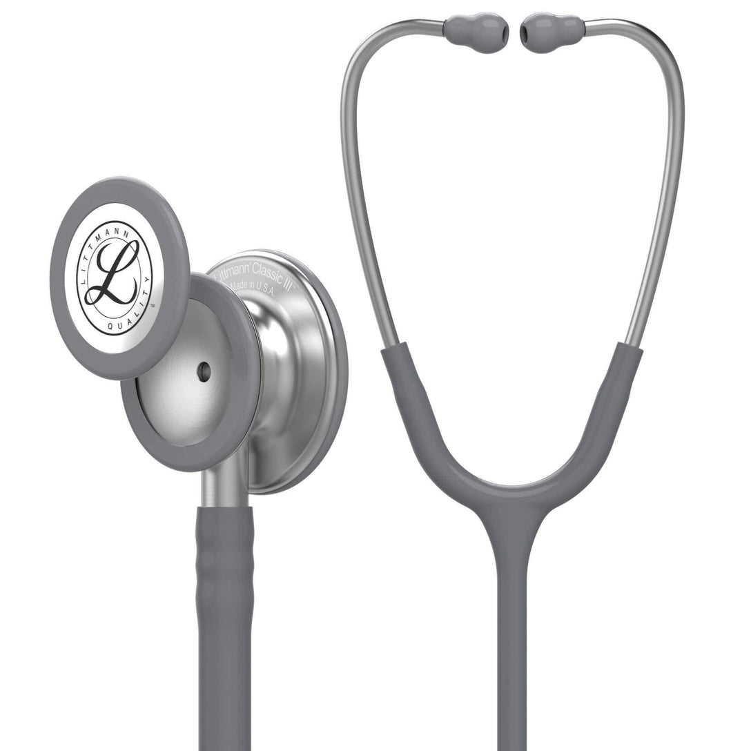 3M Littmann Classic III Stethoscope Gray Stainless Finish