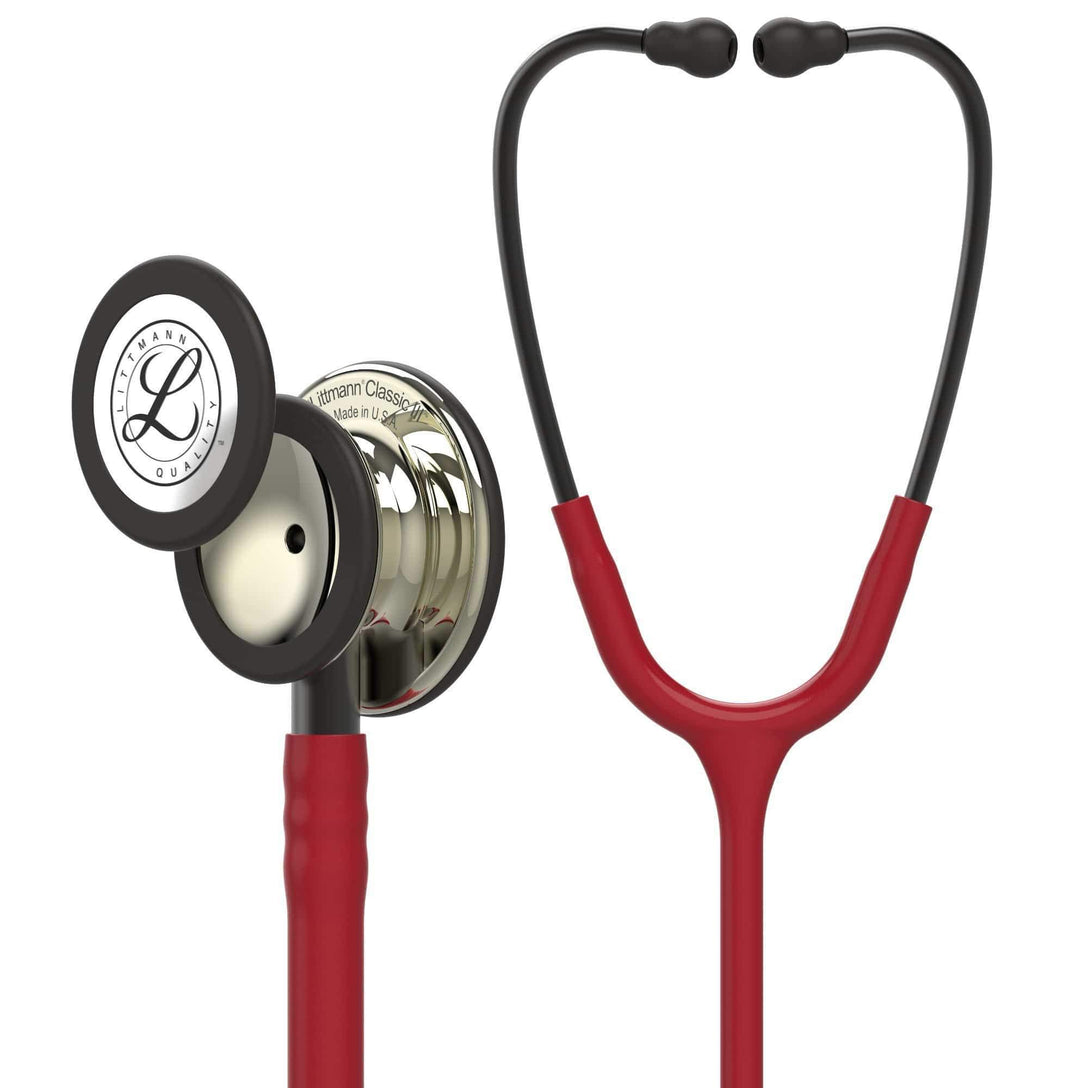 3M Littmann Classic III Stethoscope Burgundy Champagne