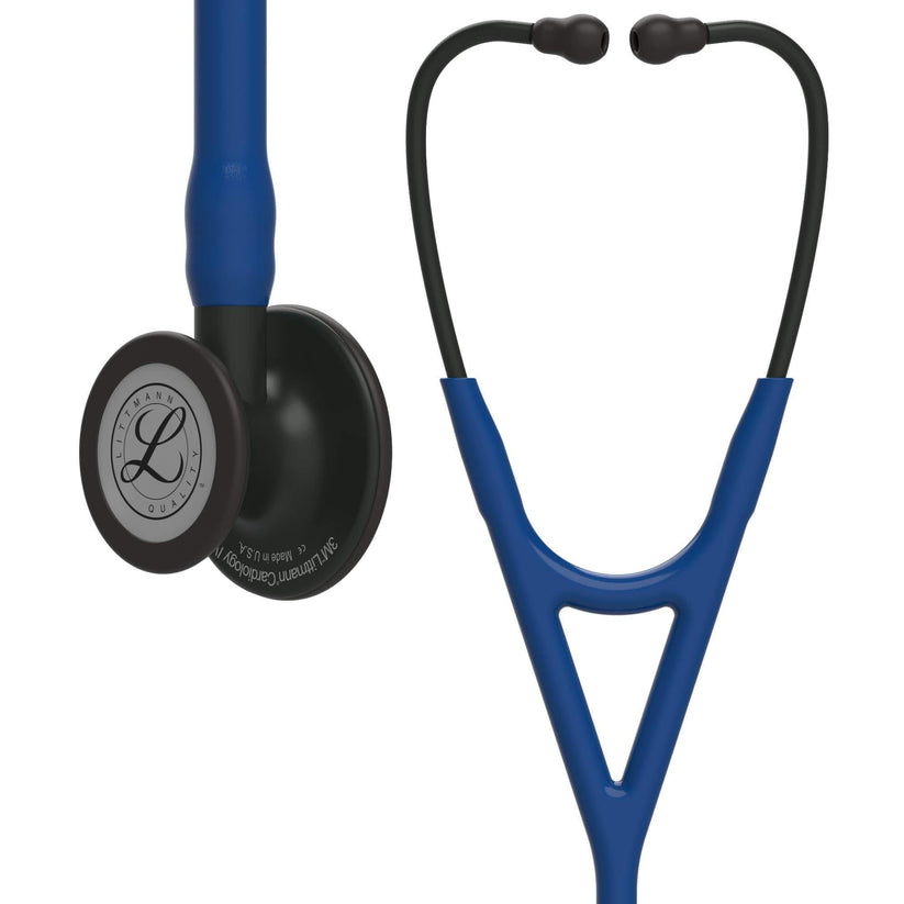 3M Littmann Cardiology IV Stethoscope Navy Blue Tube Black Diaphragm