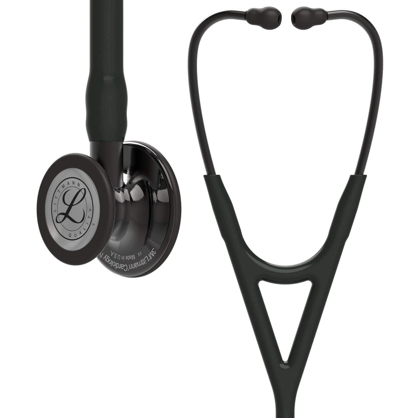 3M Littmann Cardiology IV Stethoscope Black Tube Smoke Diaphragm