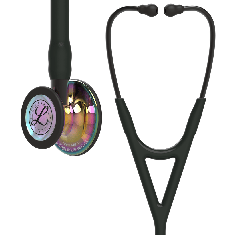 3M Littmann Cardiology IV Stethoscope Black Rainbow