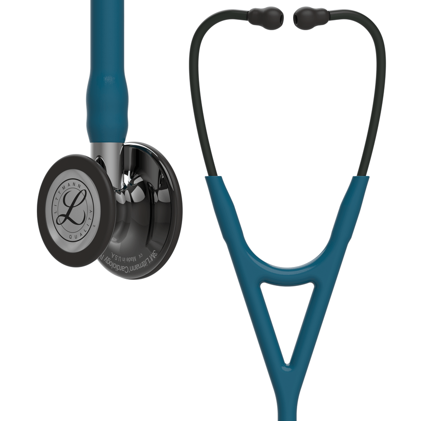 3M Littmann Cardiology IV Stethoscope Caribbean Tube Smoke Stem and Diaphragm