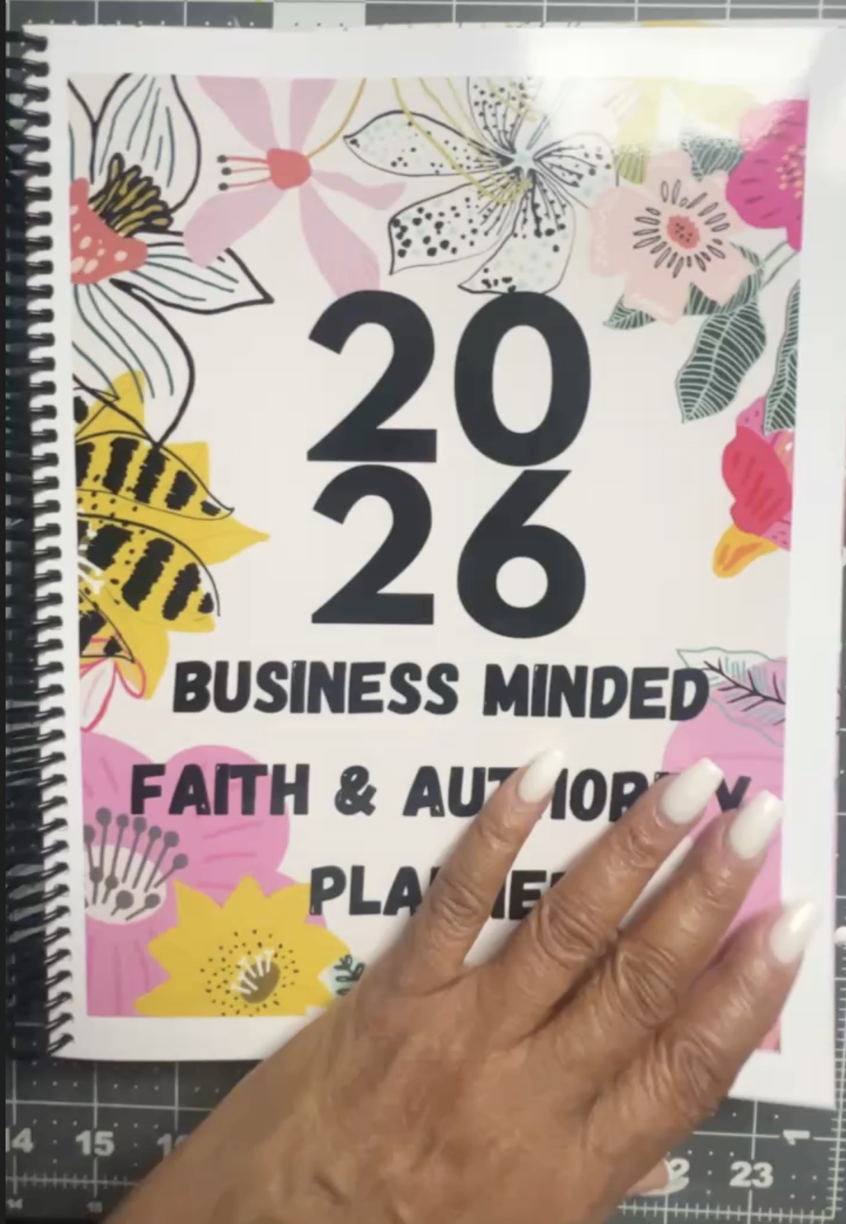 2026 Faith & Authority Planner + “Write the Vision, Make It Plain” Journal