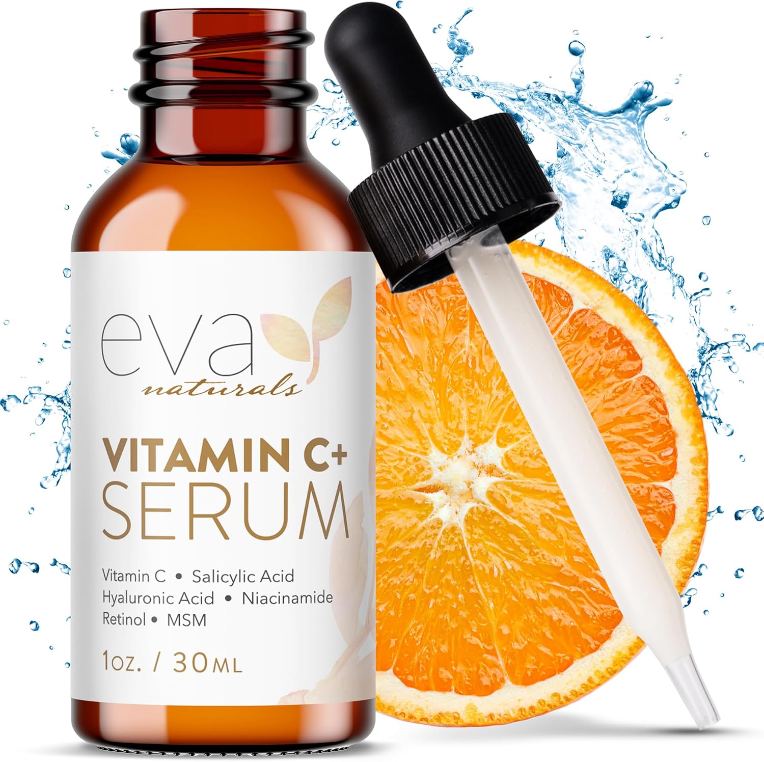 Vitamin C Serum Plus With Hyaluronic Acid Serum, Retinol, Niacinamide, Salicylic Acid Vitamin C Serum for Face - Anti Aging Serum, Skin Clearing,...