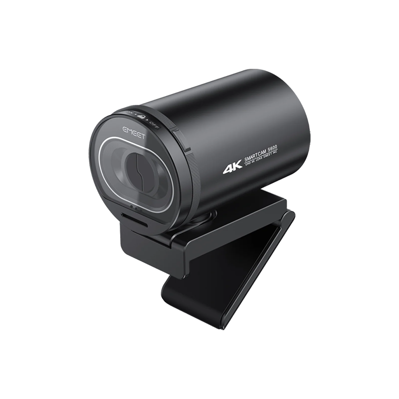 EMEET S600 4K Webcam for Streaming - Sony 1/2.5'' Sensor, PDAF Autofocus, 1080P@60FPS, 2 Noise Reduction Mics, Built-in Privacy Cover, 73° FOV, Streaming Camera for Live Commerce/Gaming/Beauty