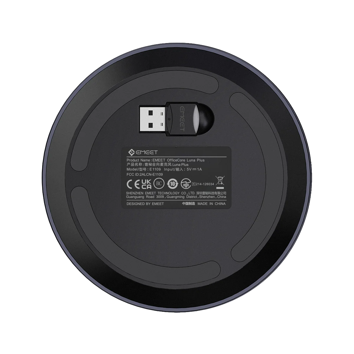 EMEET OfficeCore Luna Plus Comprehensively Upgraded USB/Bluetooth Speakerphone of Luna