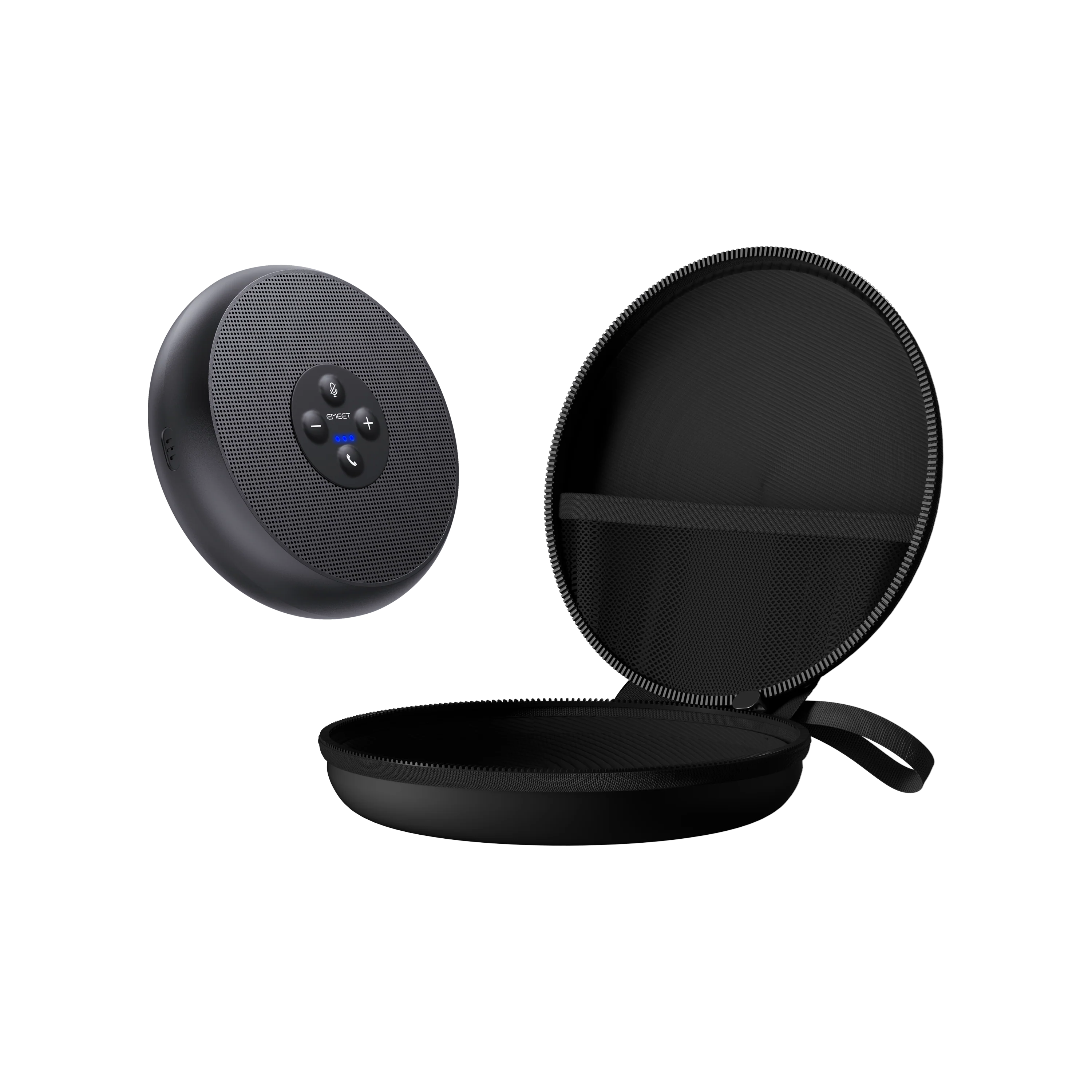 EMEET M1A USB Speakerphone 2 AI Mics 360 Voice Pickup USB Type C Plug and Play Noise Reduction Echo Cancellation Computer Speakers with Microphone