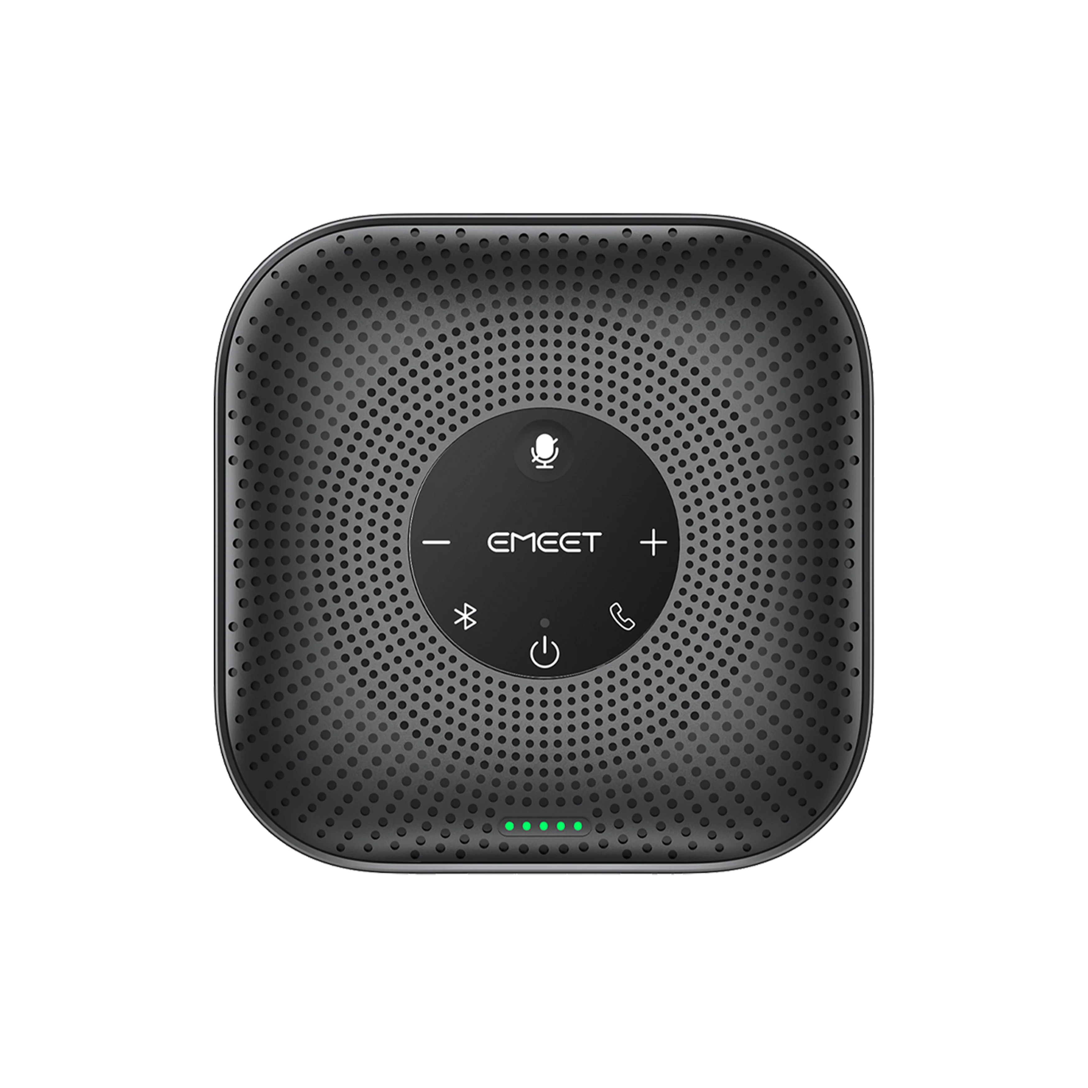 EMEET Conference Speakerphone M0 Plus, 4 AI Mics 360° Voice Pickup, Noise Reduction, USB C Speaker, Bluetooth Conference Speaker for 8 People w/Daisy Chain for 16 Compatible with Leading Software