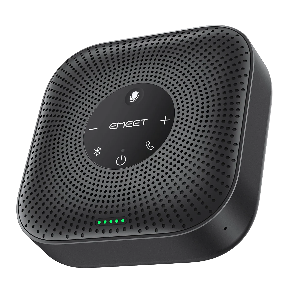EMEET Conference Speakerphone M0 Plus, 4 AI Mics 360° Voice Pickup, Noise Reduction, USB C Speaker, Bluetooth Conference Speaker for 8 People w/Daisy Chain for 16 Compatible with Leading Software