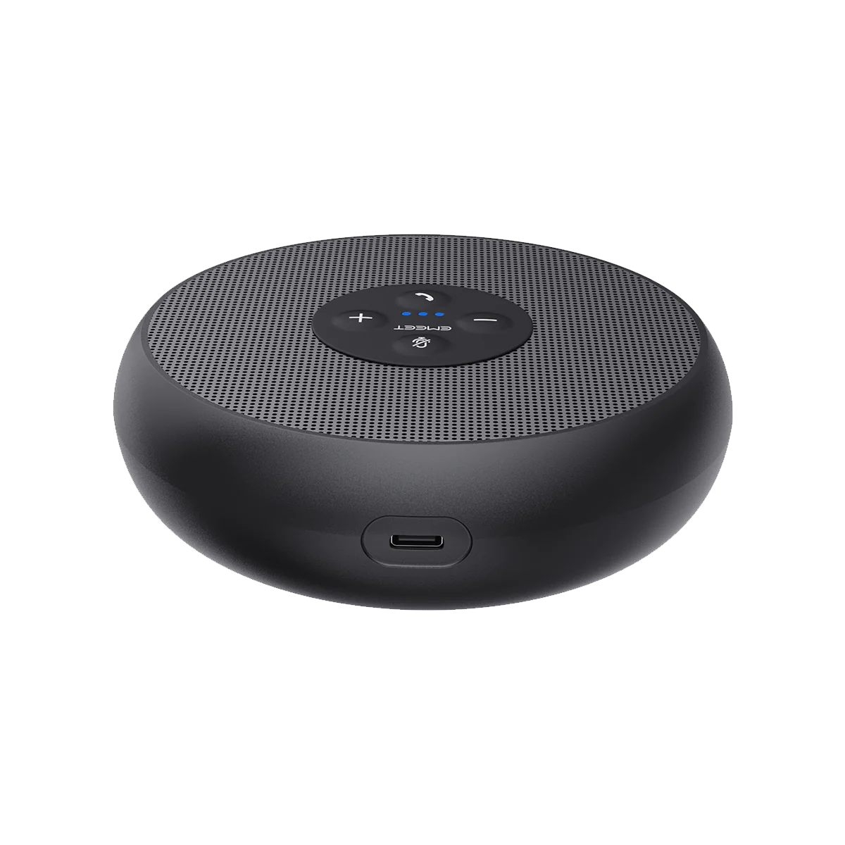 EMEET M1A USB Speakerphone 2 AI Mics 360 Voice Pickup USB Type C Plug and Play Noise Reduction Echo Cancellation Computer Speakers with Microphone