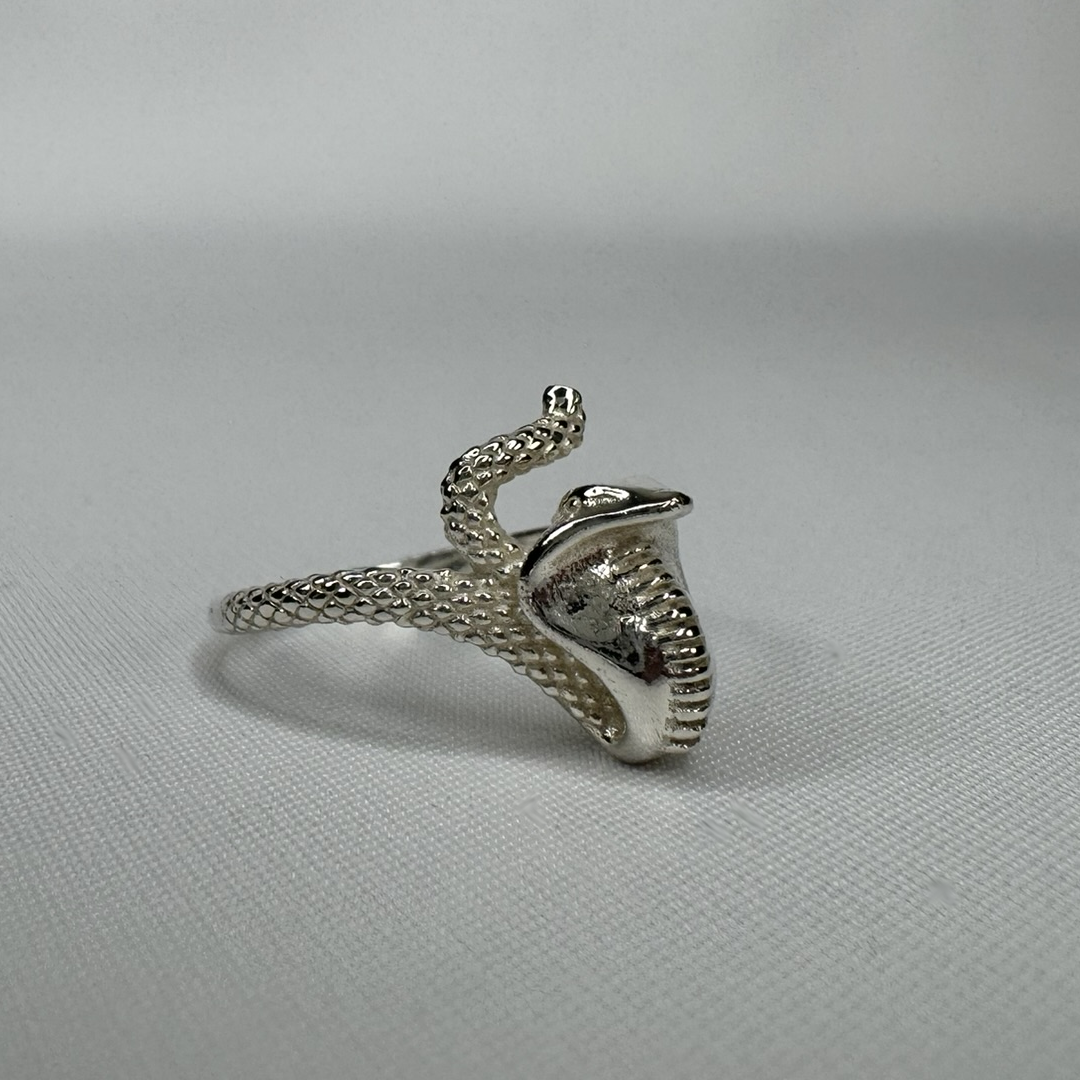 Cobra Sterling Silver Ring