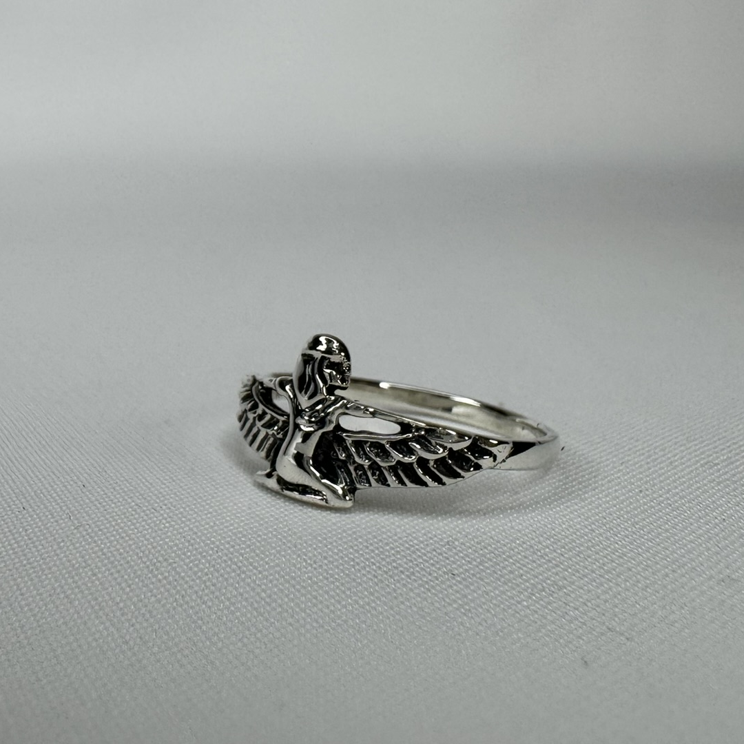 Isis Goddess Sterling Silver Ring