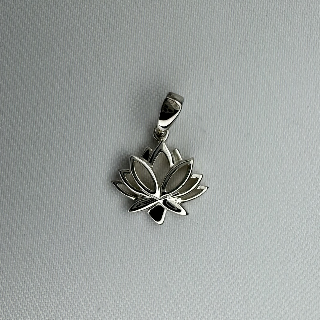 Lotus Sterling Silver Charm