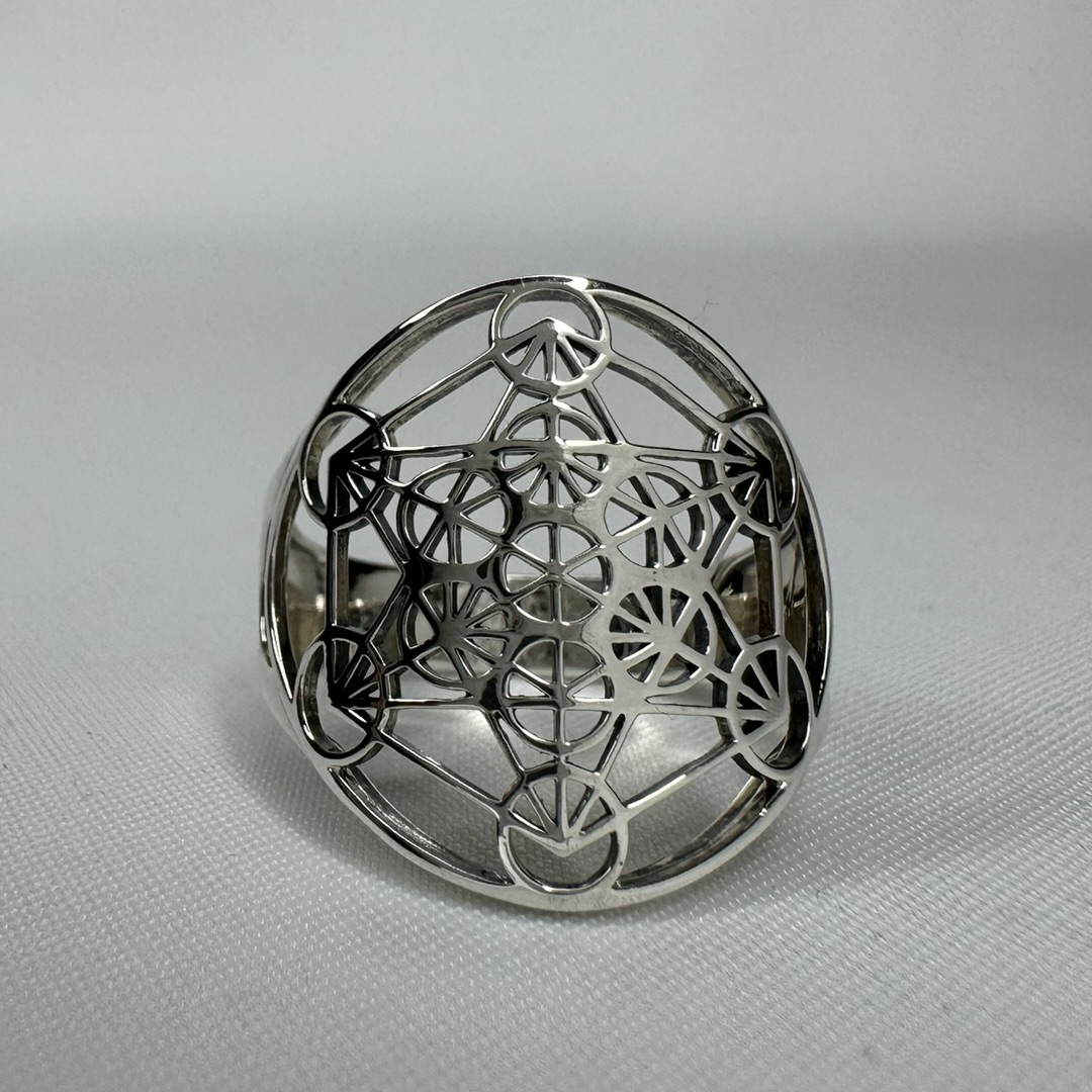 Metatron's Cube Sterling Silver Ring