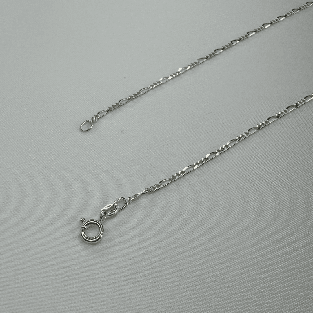 Sterling Silver Figaro Chain 1.5mm