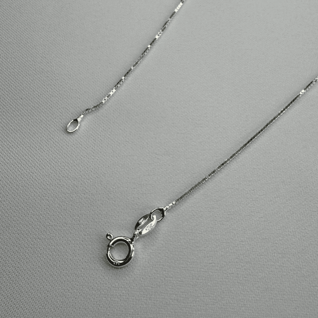 Sterling Silver Box Chain 0.9mm