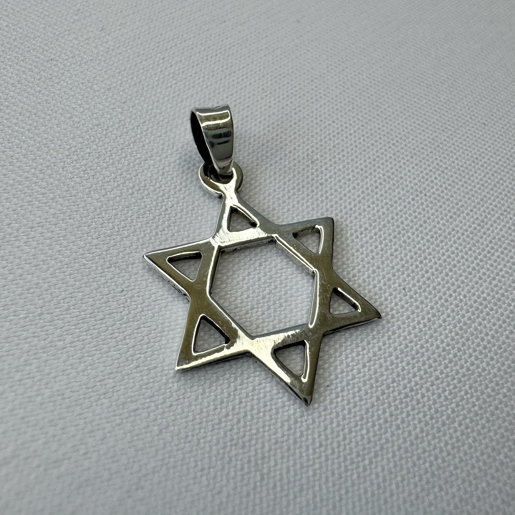 Star of David Sterling Silver Pendant