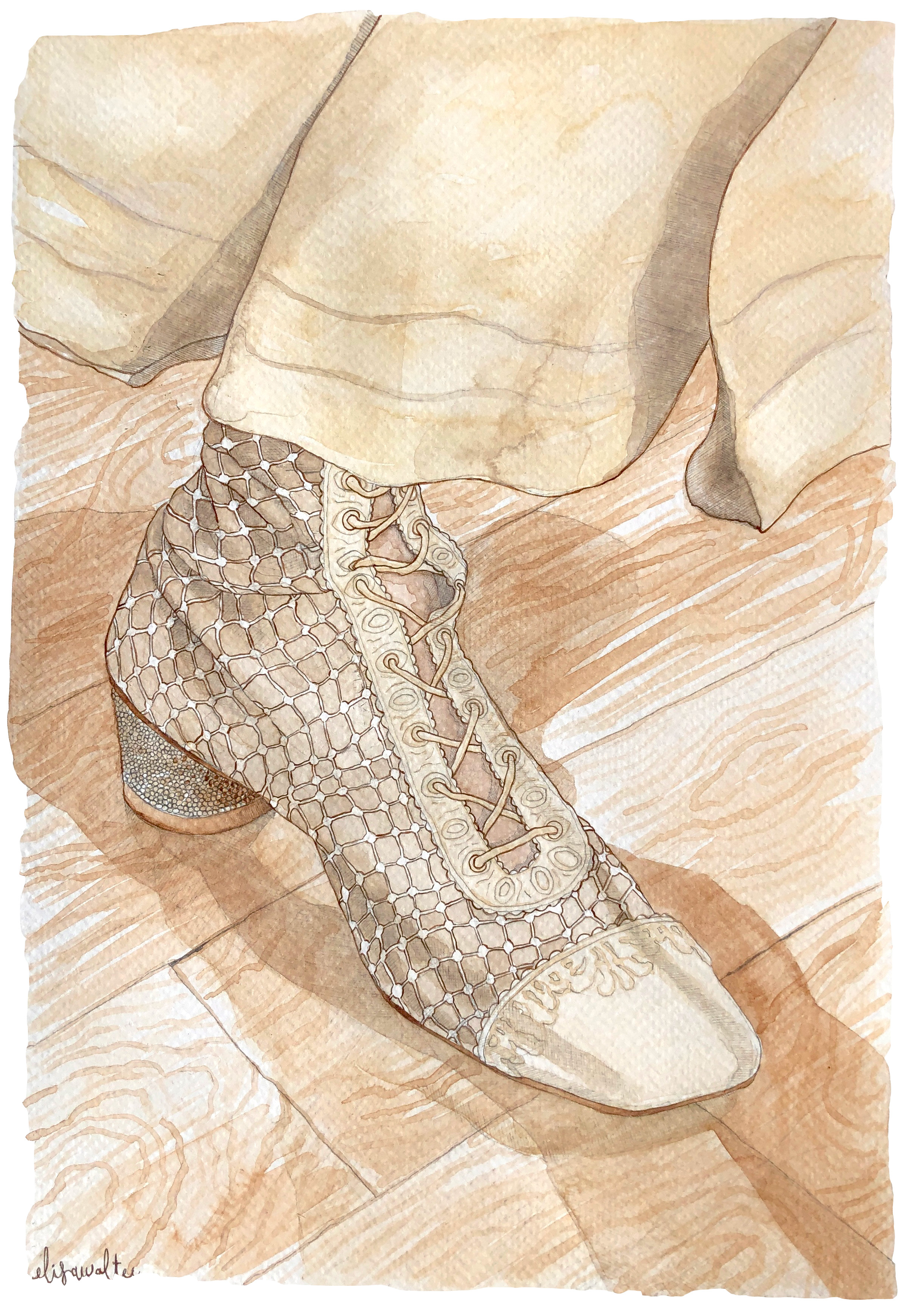 'Chaussure et textures'