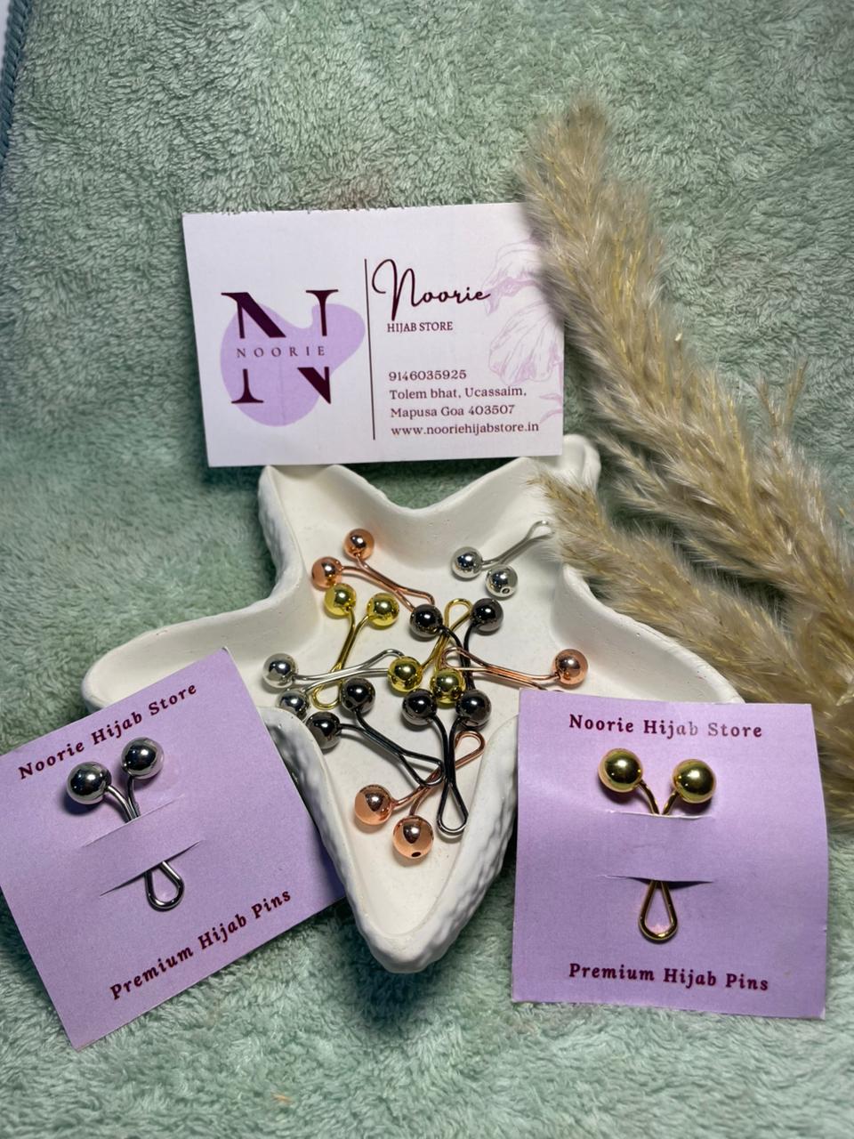 Premium Loop Hijab Pins – Noorie Hijab Store Goa