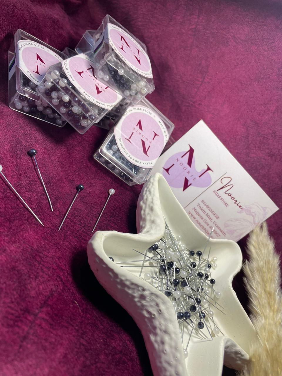 Premium Pearl Head Pins – Noorie Hijab Store Goa