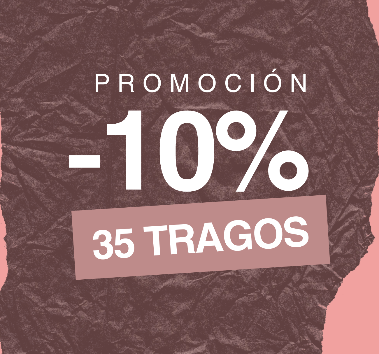 PROMO DE 35 TRAGOS
