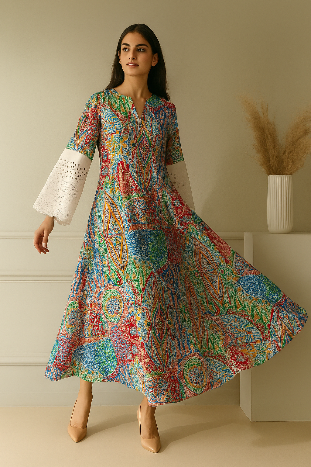 Colorful Bohemian Dress