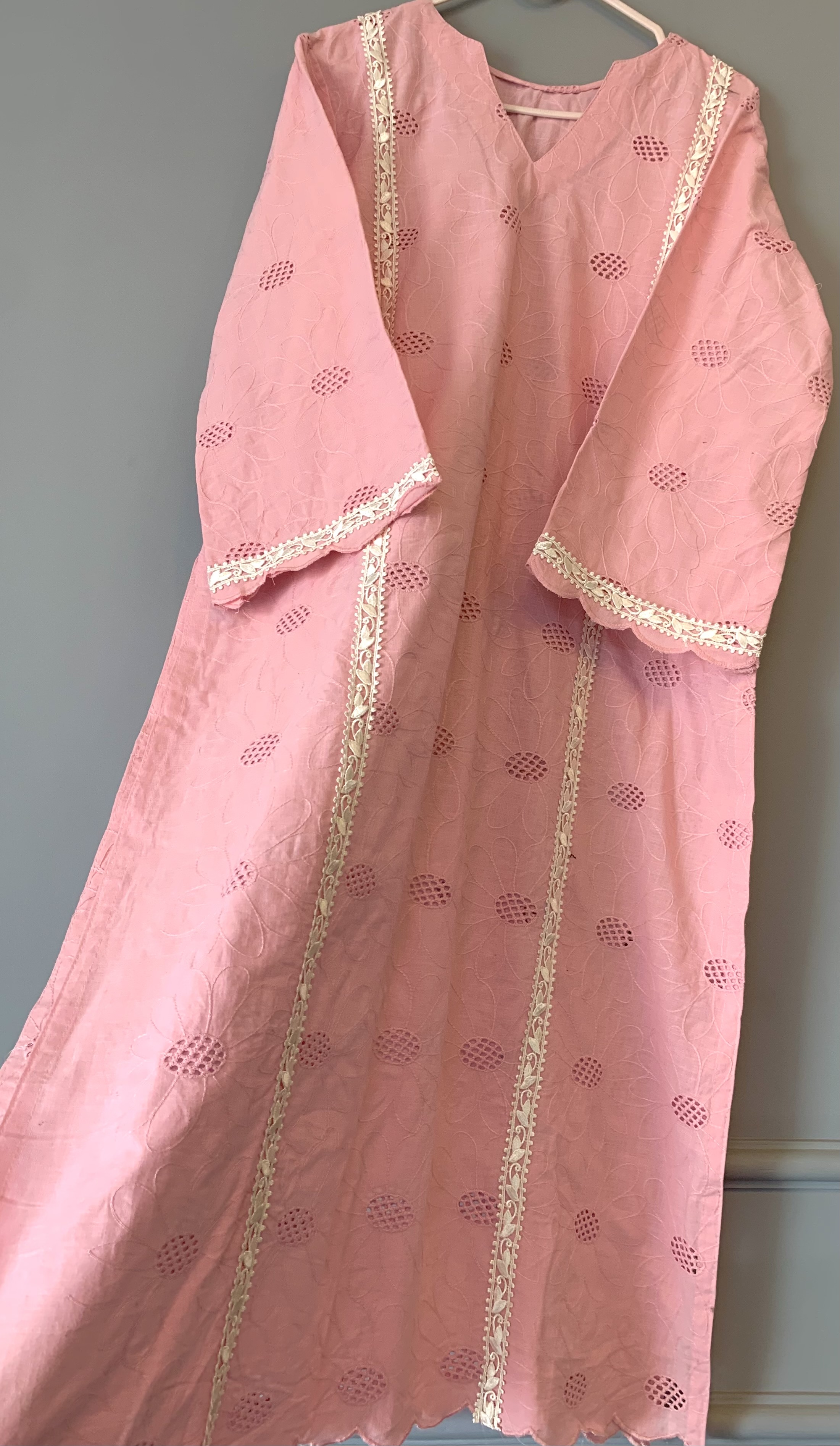 Elegant Pink Long kurta 