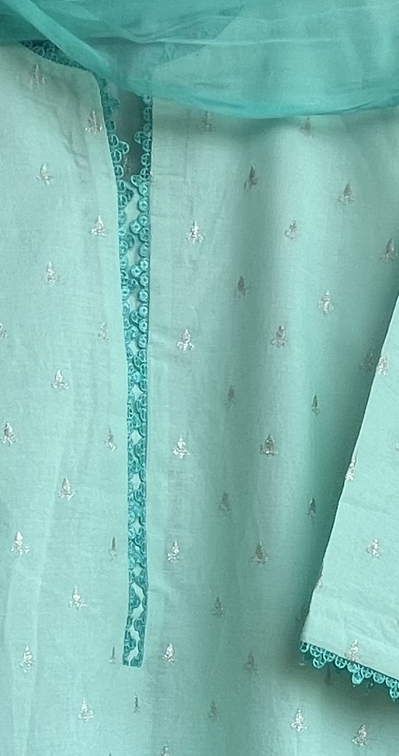 Light Blue cotton  Kurta Set