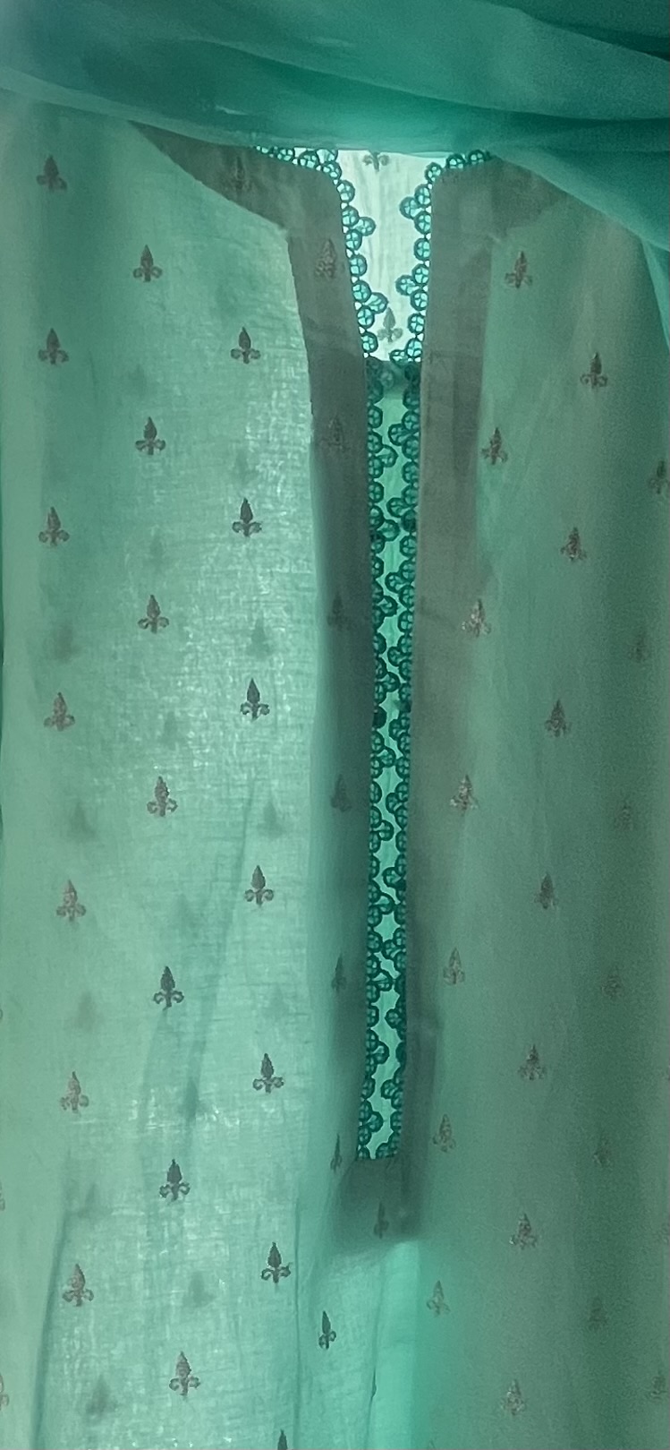 Light Blue cotton  Kurta Set