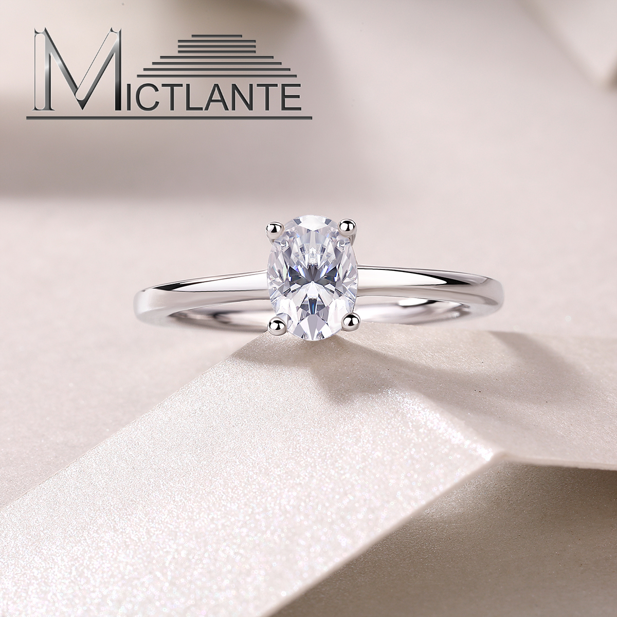 Solitario Corte Oval