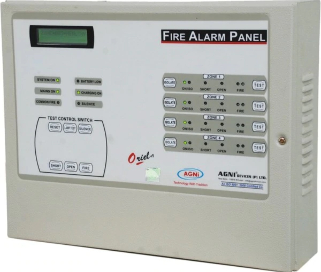 Fire alarm panel AGNI ORIEL 4 ZONE PANEL
