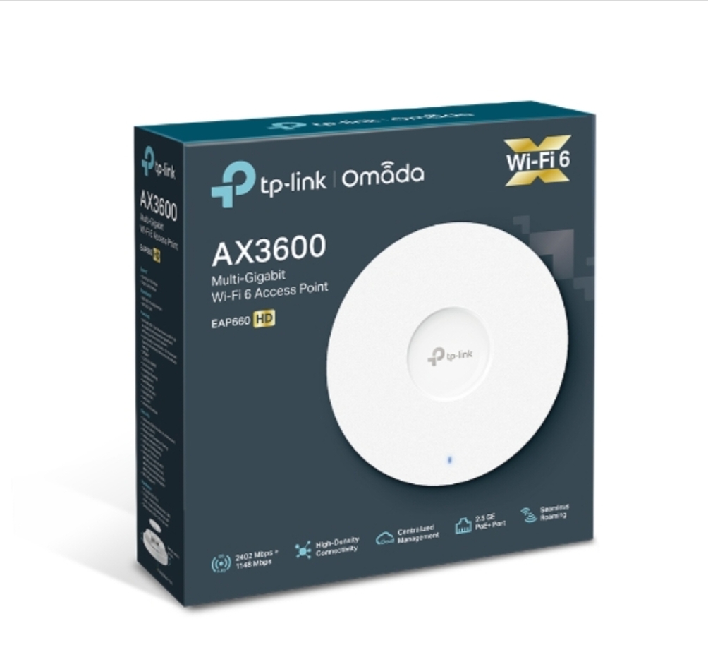 AX3600 Wireless Dual Band Multi-Gigabit Ceiling Mount Access Point EAP660 HD