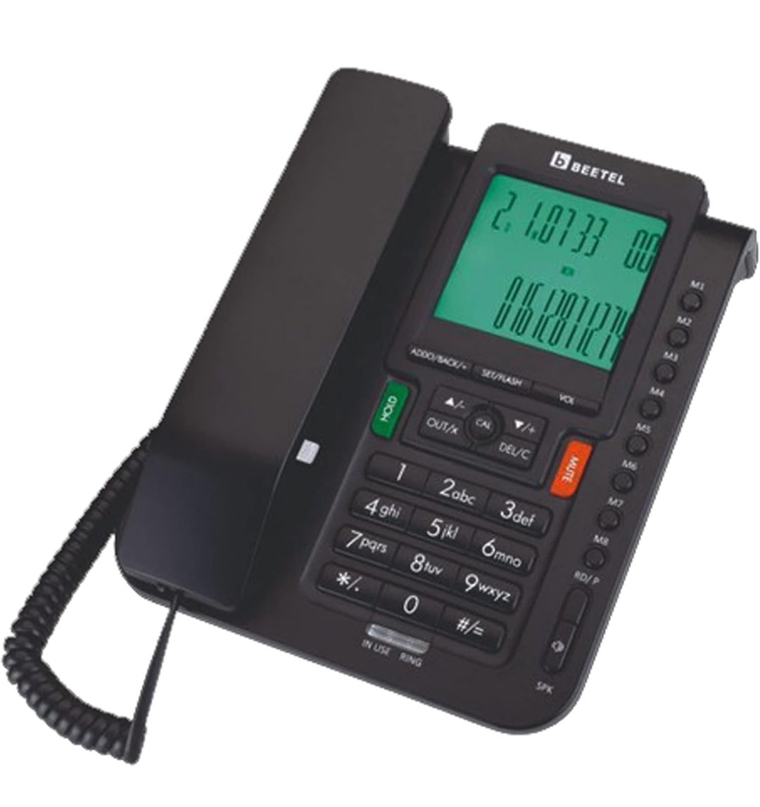 BEETEL M71 CORDED LANDLINE PHONE BLACK