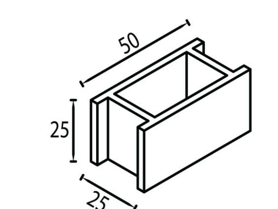 Boltari fundatie 25x25x50cm