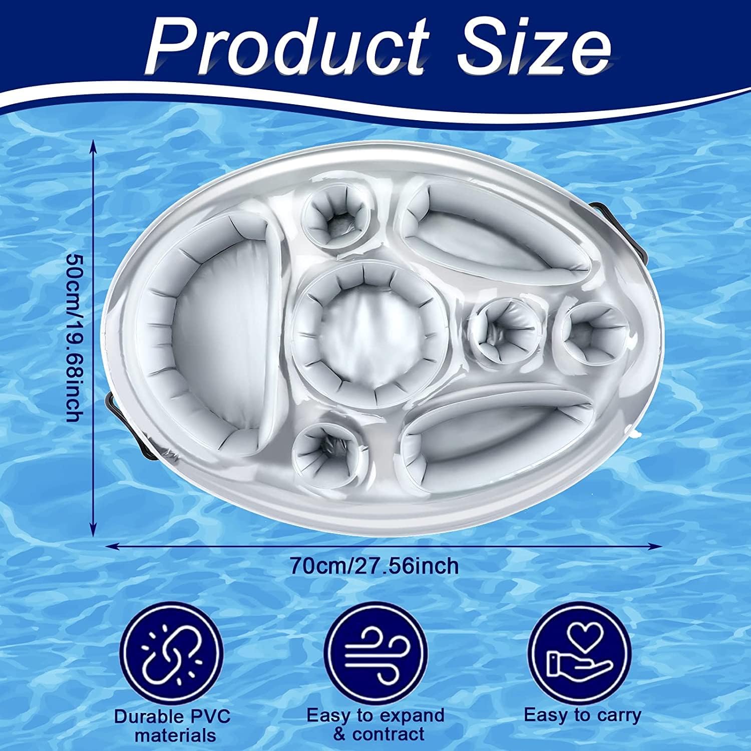Inflatable Floating Drink Holder for Pool