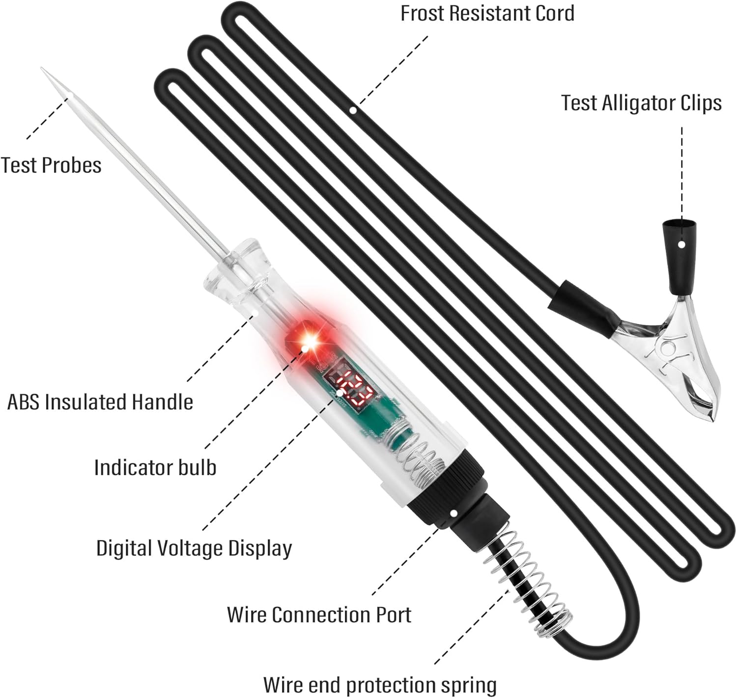 Digital LED Circuit Fuse Tester
