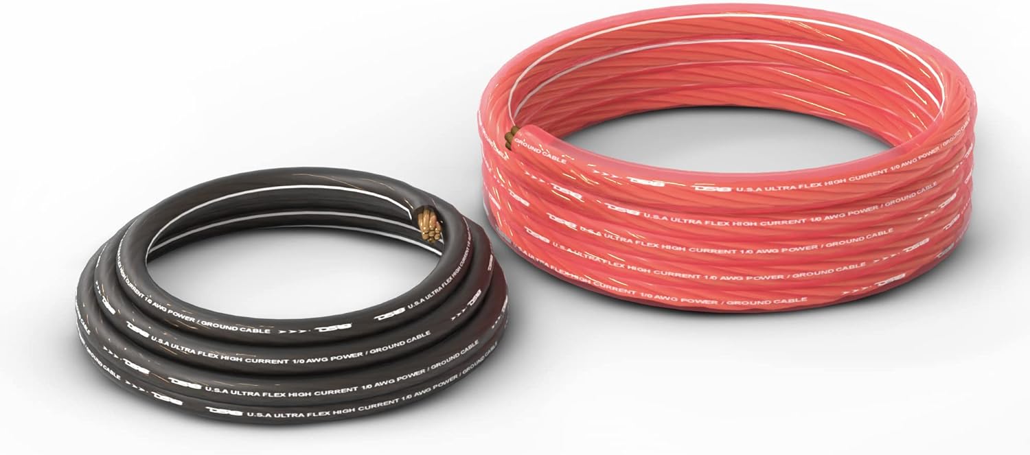 DS18 1/0 AWG Ultra Flex Power Wire CCA