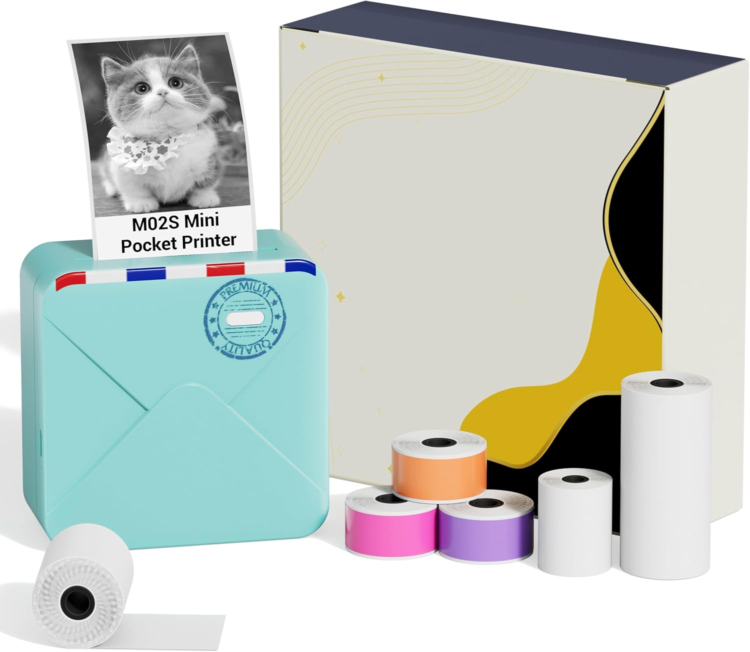 Inkless Pocket Thermal Printer M02S