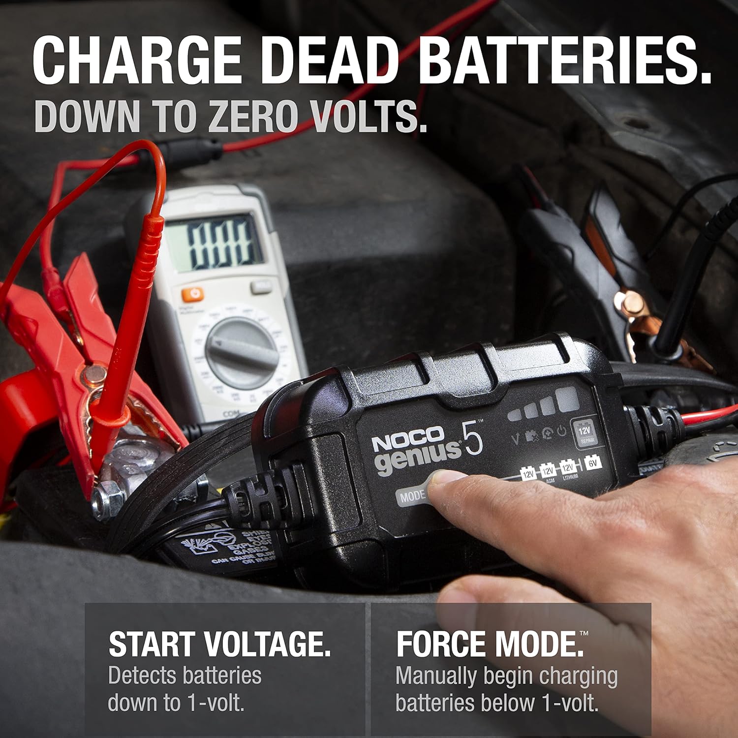 NOCO GENIUS5 5A Smart Car Battery Charger