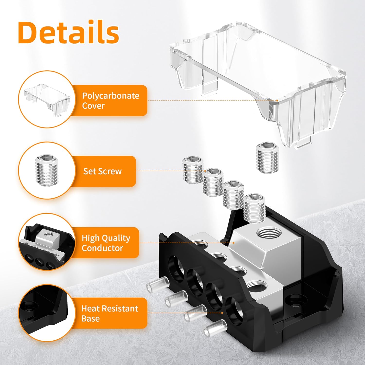 4 Way Power Distribution Block