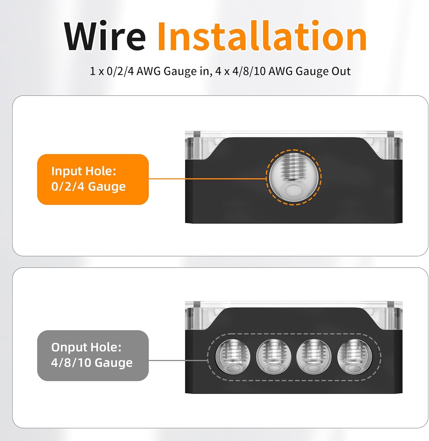 4 Way Power Distribution Block