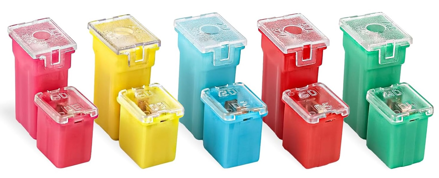 Car Tall and Low Box Shaped Fuses