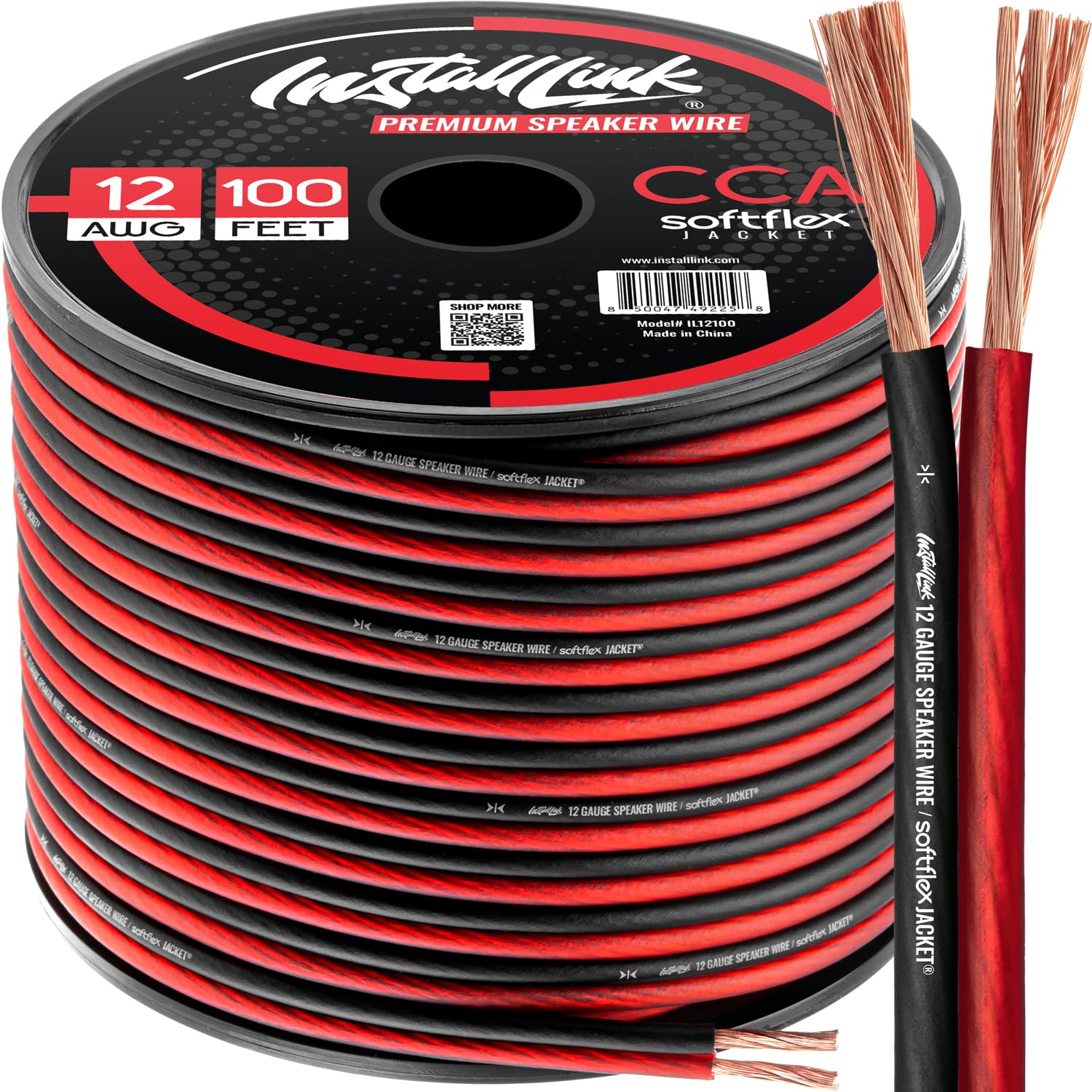Install Link 12 AWG Speaker Wire Cable CCA
